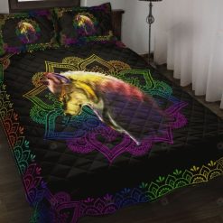 Lonely Wolf Mandala Bedding Set