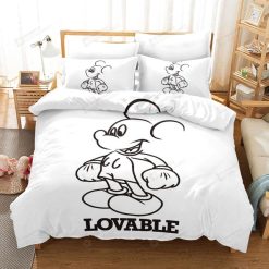 Lovable Mickey Mouse Bedding Set
