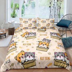 Lovely Cats Kitten Bedding Set