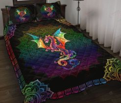 Lovely Colorful Dragon Bedding Set