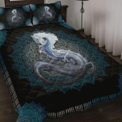 White Dragon Bedding Set