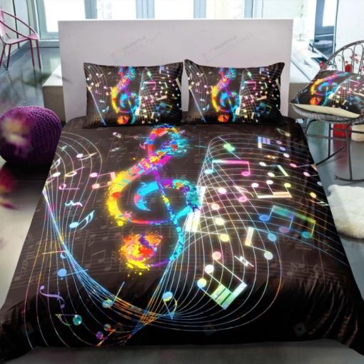 Magical Music Notes Bedding Set