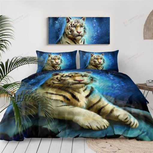 Majestic White Tiger Bedding Set