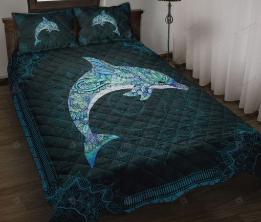 Mandala Dolphin Bedding Set