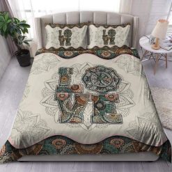 Mandala Style Firefighter Bedding Set