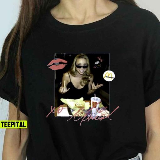 Mariah Carey Mcdonalds Unisex T-Shirt