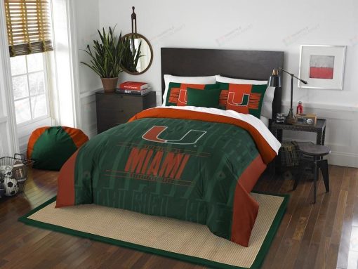 Miami Hurricanes Bedding Set