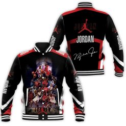 Michael Jordan Chicago Bulls Signed Baseball Jacket