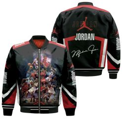 Michael Jordan Chicago Bulls Signed Bomber Jacket