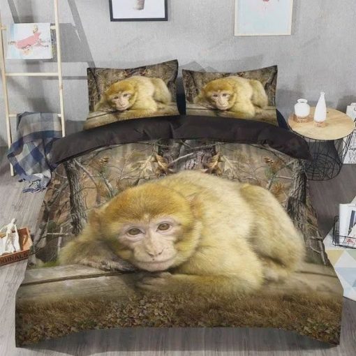 Monkey Yellow Bedding Set