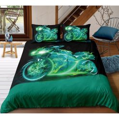 Motorcycle Lovers Bedding Set