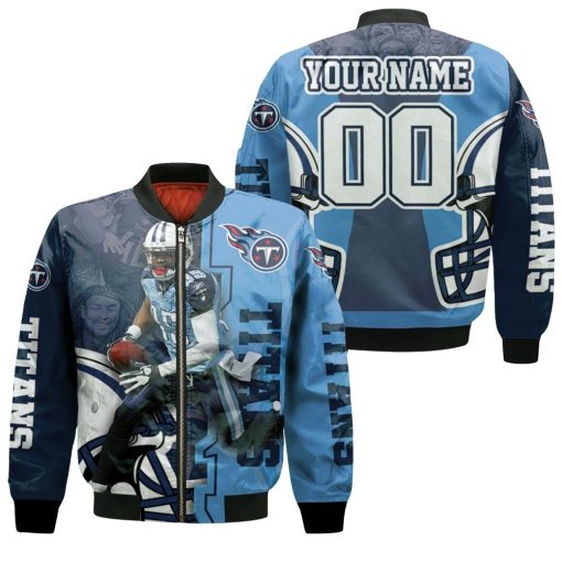 Mycole Pruitt 85 Tennessee Titans Afc South Division Super Bowl 2021 Personalized Bomber Jacket