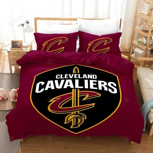 NBA Cleveland Cavaliers Basketball Logo Bedding Set