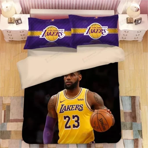NBA Lakers Lebron James Bedding Set