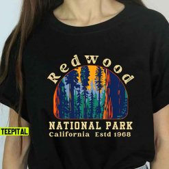 National Park Red Wood California Estd 1968 T-Shirt