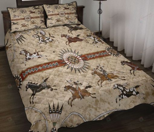 Native American Horses Bedding Set