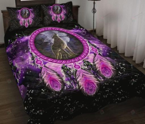 Native American Wolf Bedding Set