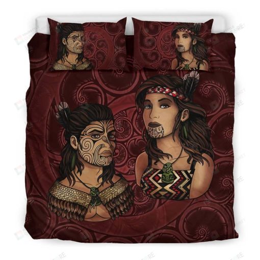 New Zealand Maori Tribe Bedding Set