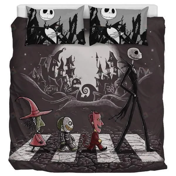 New Nightmare Before Christmas Duvet Cover with Pillow Cover Bed