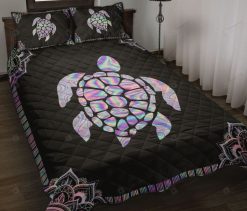 Ocean Turtle Hologram Bedding Set