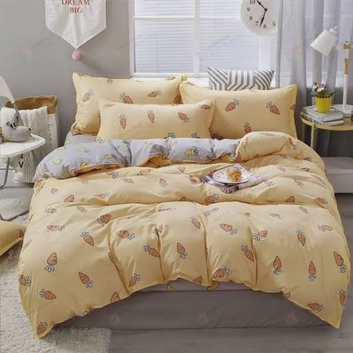 Orange Carrot Bedding Set