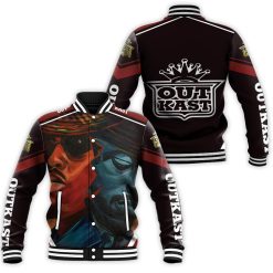 Outkast Oil Painting Style Baseball Jacket