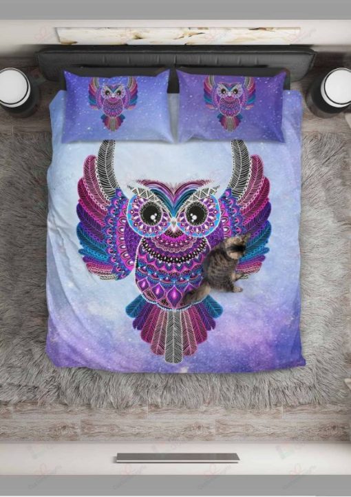 Owl Lovely Eyes Bedding Set