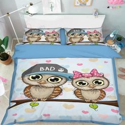 Owl Lovers Bedding Set