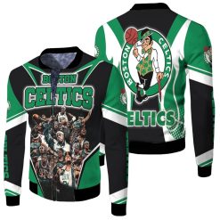 Paul Pierce 34 Boston Celtics Champions Fleece Bomber Jacket