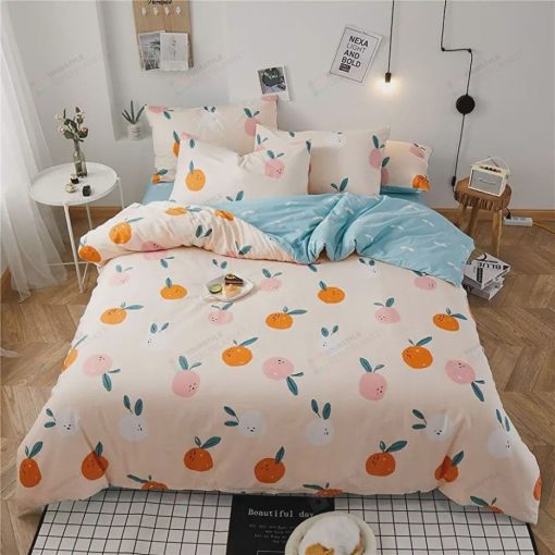 Peach Fruits Bedding Set
