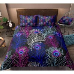 Peacock Feather Animals Bedding Set