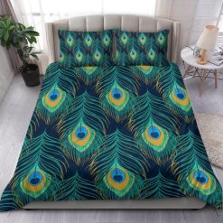 Peacock Feather Bedding Set