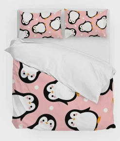 Penguin Pattern Bedding Set