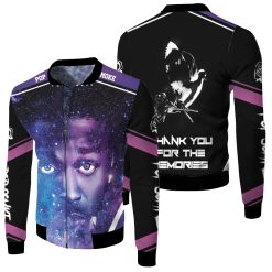 Pop Smoke Shooting Star Universe Rap Hip Hop Legend Fleece Bomber Jacket