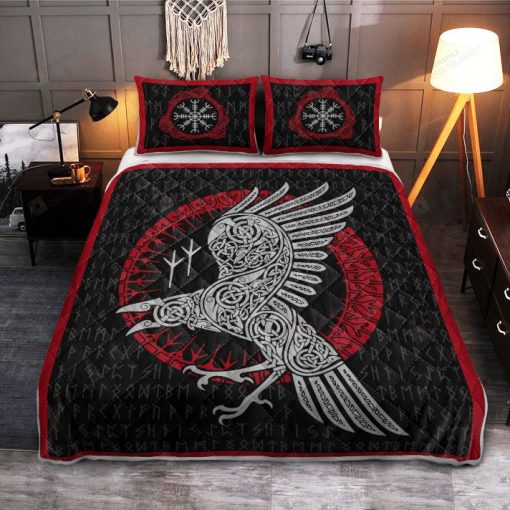 Raven And Rune Viking Bedding Set