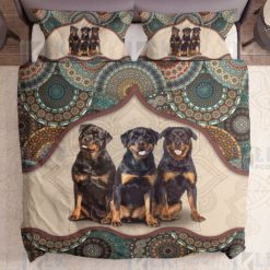 Rottweiler Dog Bedding Set