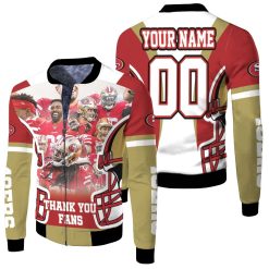 San Francisco 49ers Champions Nfc West Division Super Bowl 2021 Personalized Fleece Bomber Jacket