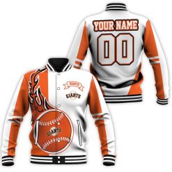 San Francisco Giants 3d Personalized Baseball Jacket