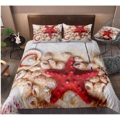 Seashell Conch And Starfish Bedding Set