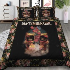 September Girl Skull Bedding Set