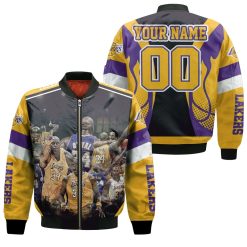 Shaquille Oneal 34 Los Angeles Lakers For Fans Personalized Bomber Jacket