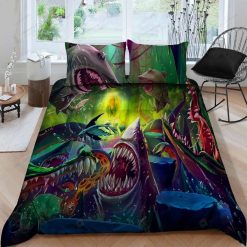 Shark Crazy Bedding Set