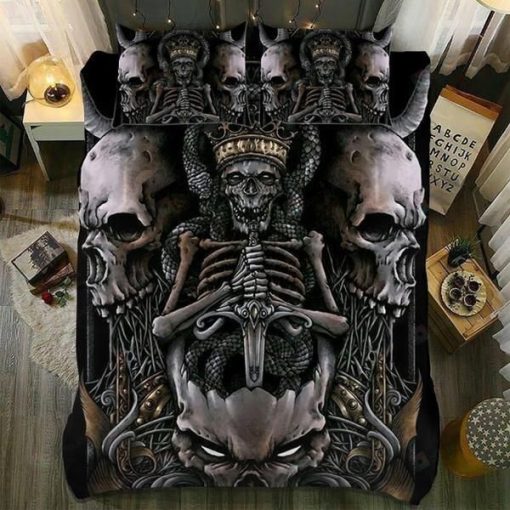 Skull King Bedding Set