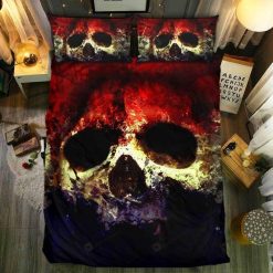 Special Skull Tainted Bedding Set