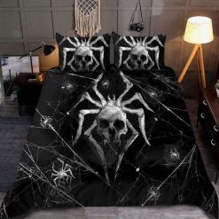 Spider Skull Bedding Set