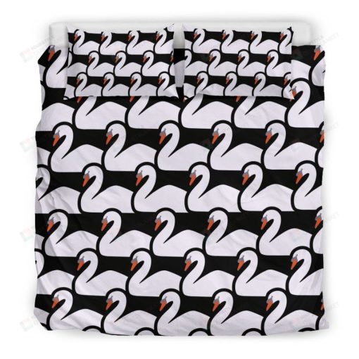 Swan Pattern Bedding Set