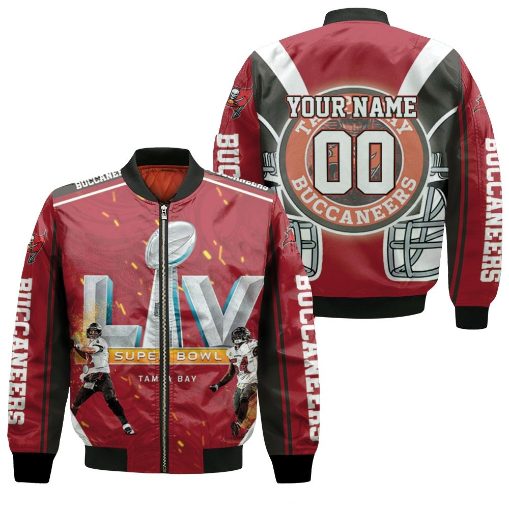Tampa Bay Buccaneers 2021 Super Bowl Champions Personalized Bomber Jacket