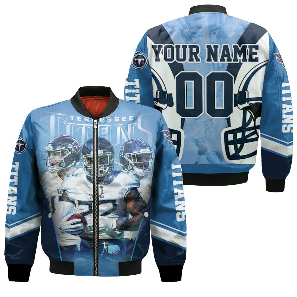 Team Tennessee Titans Afc South Champions Super Bowl 2021 Personalized Bomber Jacket