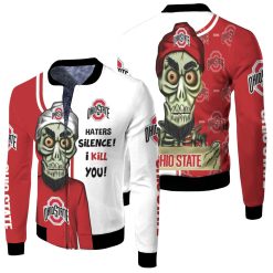 The Dead Terrorist Ohio State Buckeyes Haters Silence 3d Jersey Fleece Bomber Jacket