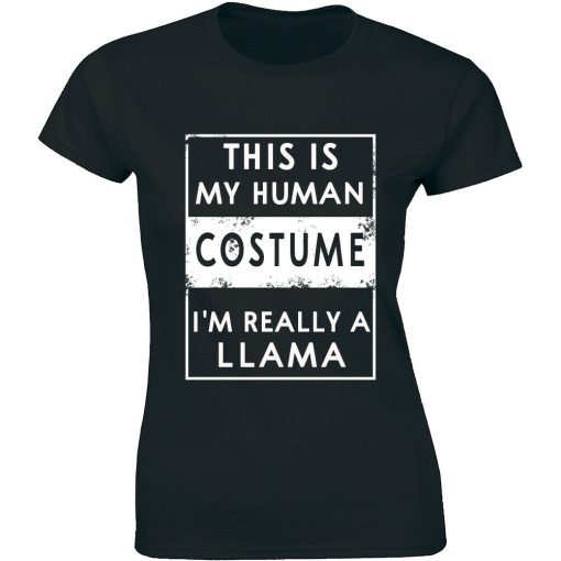 This Is My Human Costume I’m Really A Llama Unisex T-Shirt